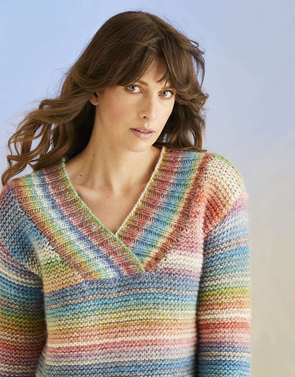 High Tide Sweater Knitting Pattern - Sirdar