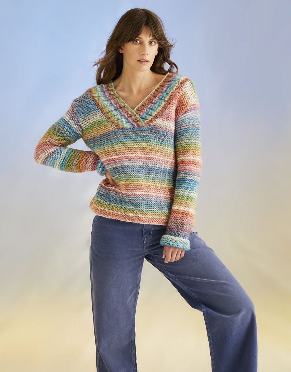 High Tide Sweater Knitting Pattern - Sirdar