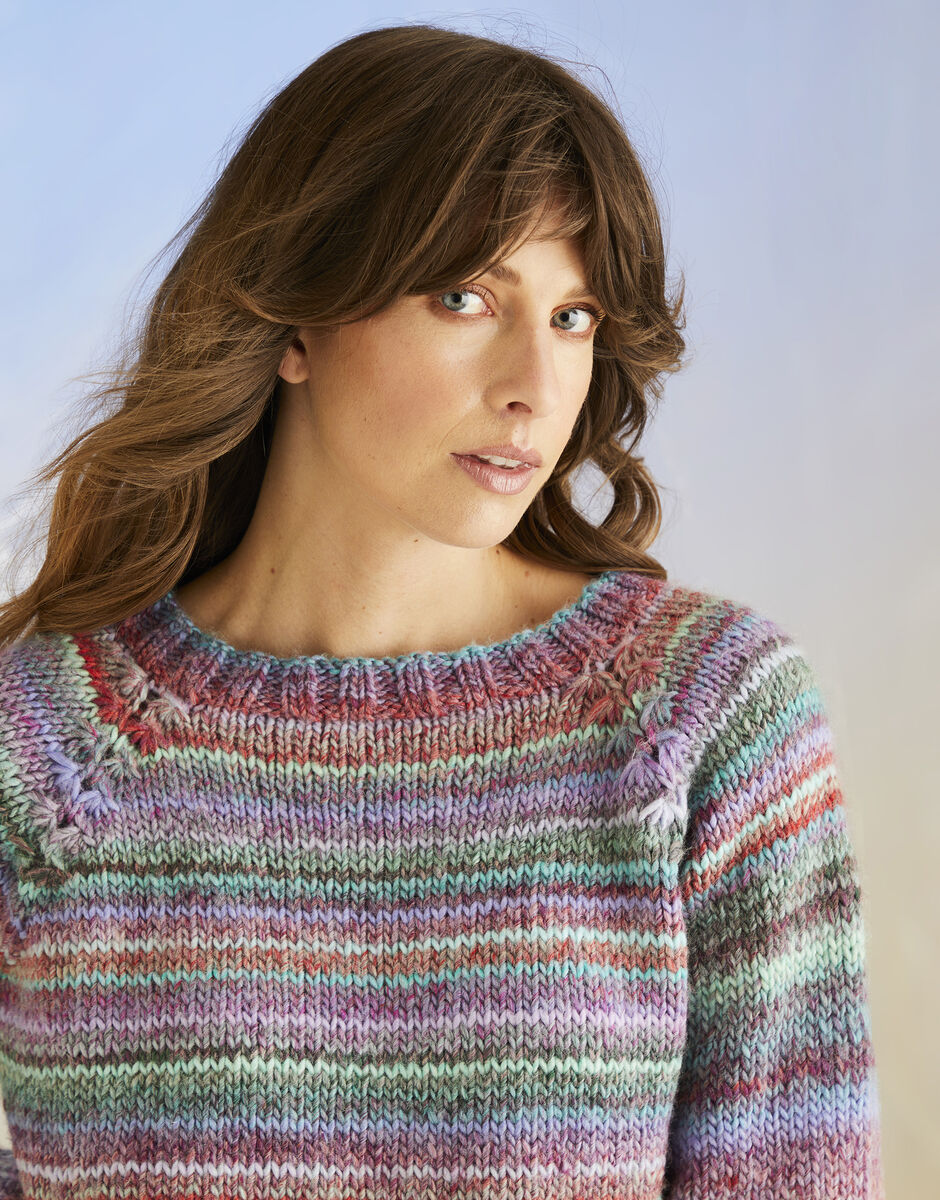 Whirlpool Sweater Knitting Pattern - Sirdar