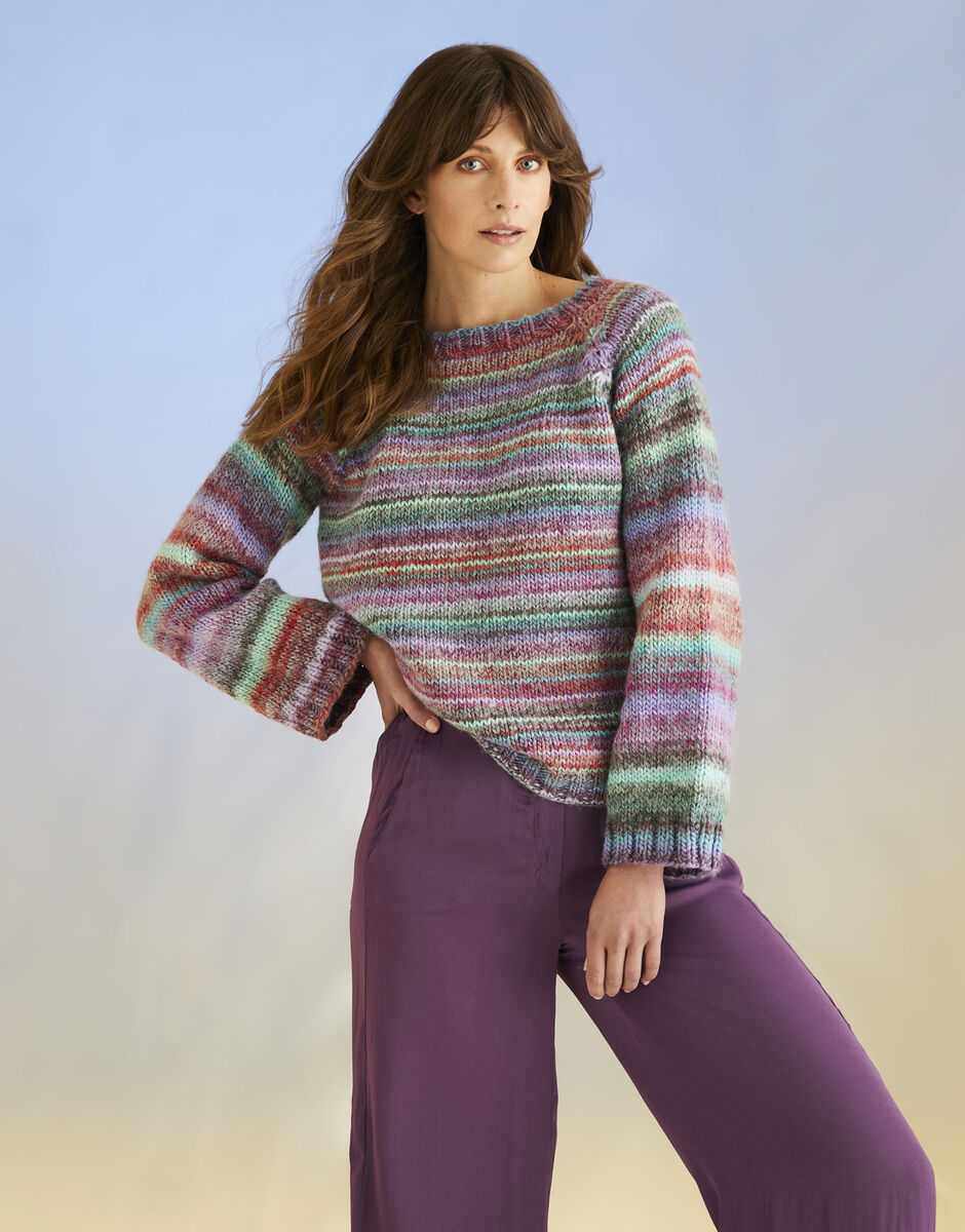 Whirlpool Sweater Knitting Pattern - Sirdar