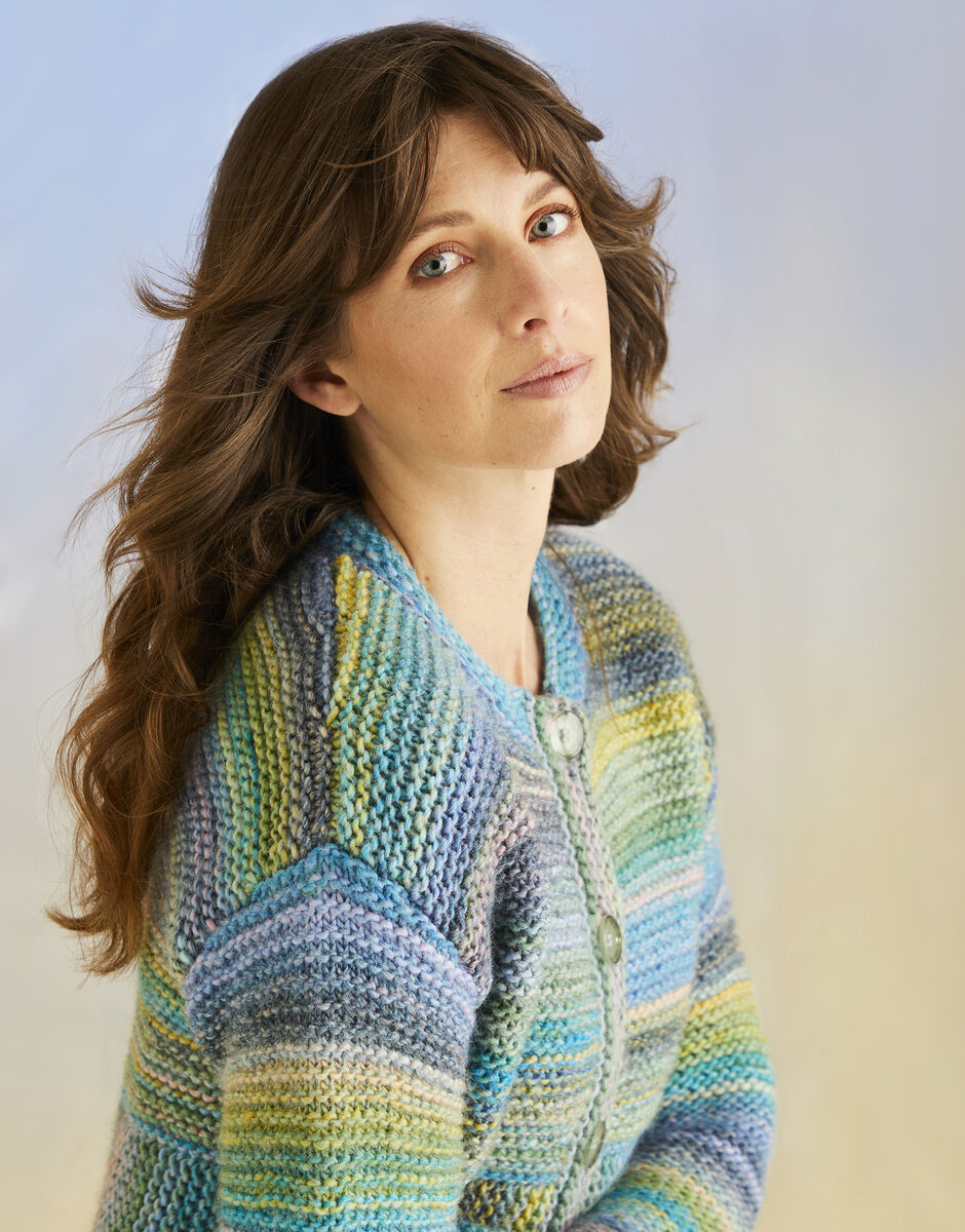 Rip Tide Cardi Knitting Pattern - Sirdar