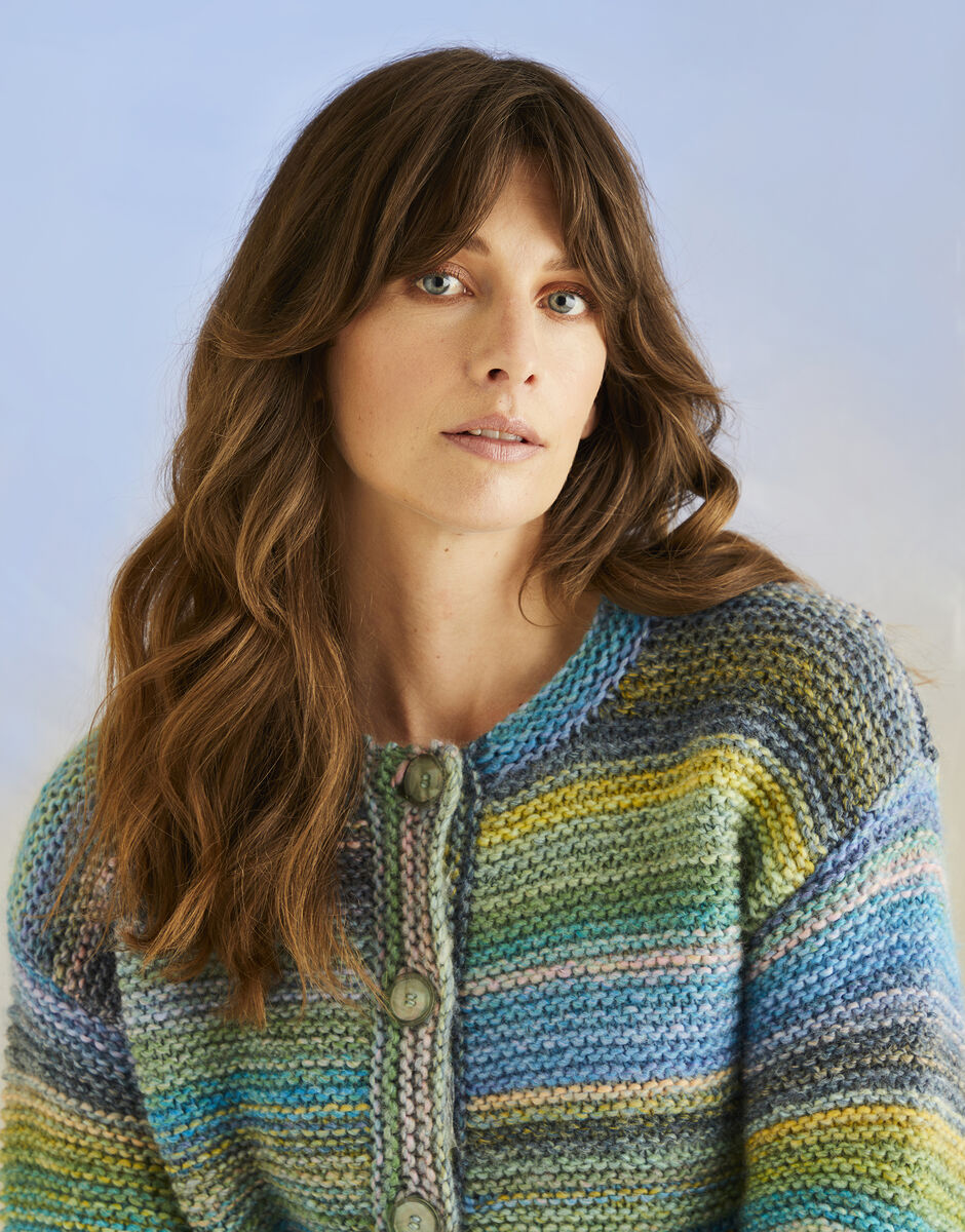 Rip Tide Cardi Knitting Pattern - Sirdar