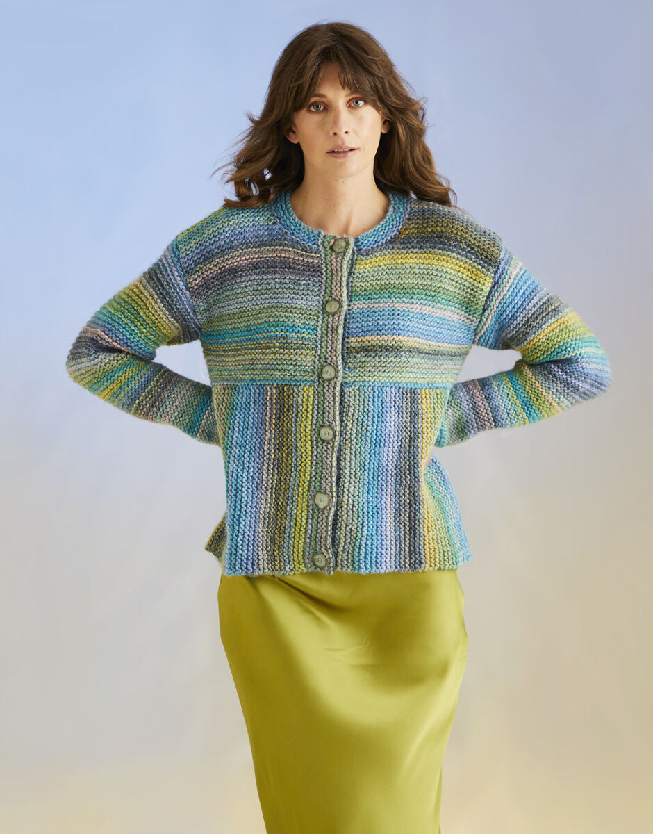 Rip Tide Cardi Knitting Pattern - Sirdar