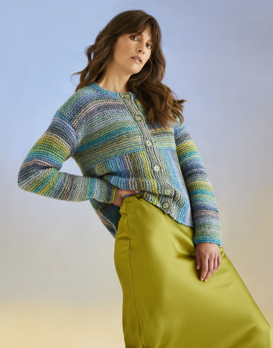 Rip Tide Cardi Knitting Pattern - Sirdar