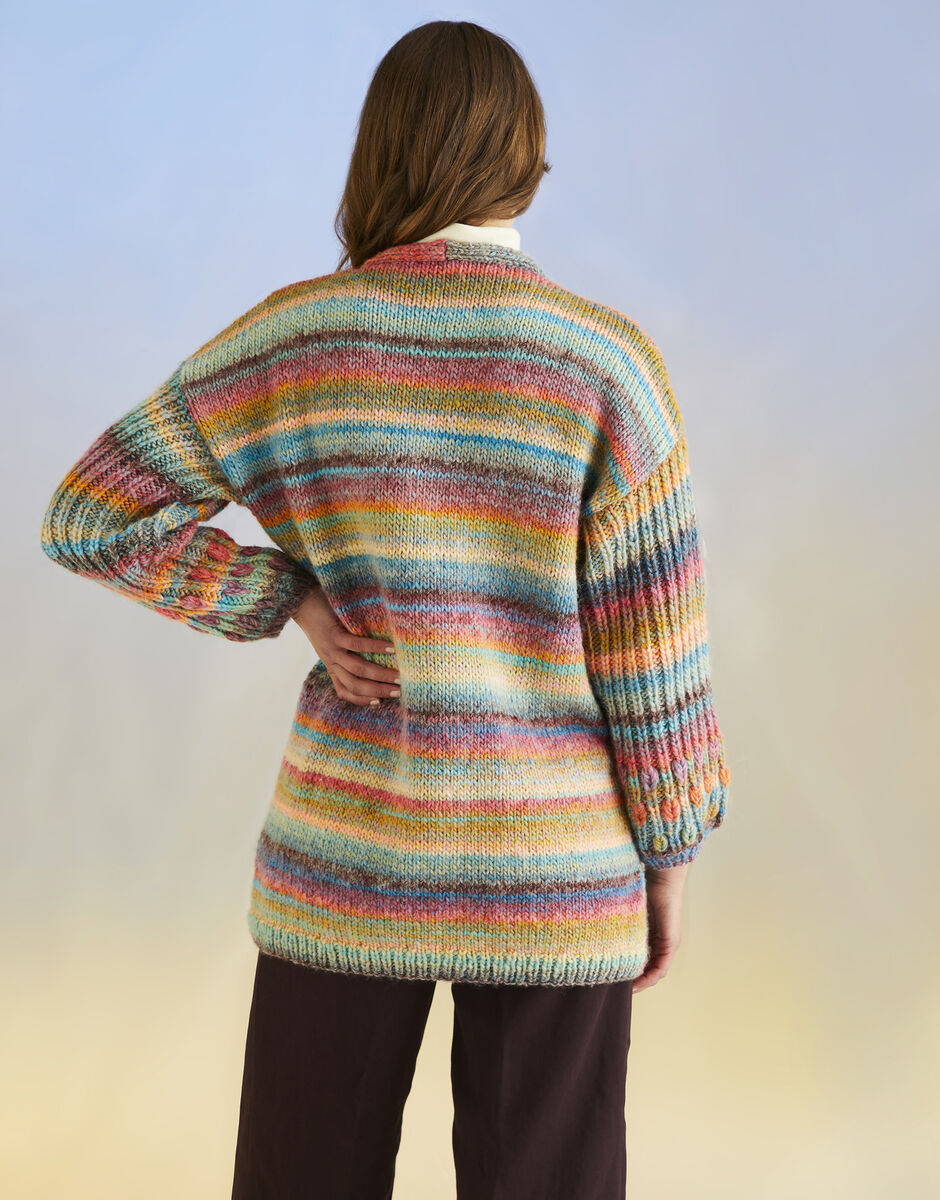 Coral Sleeves Cardigan Knitting Pattern - Sirdar