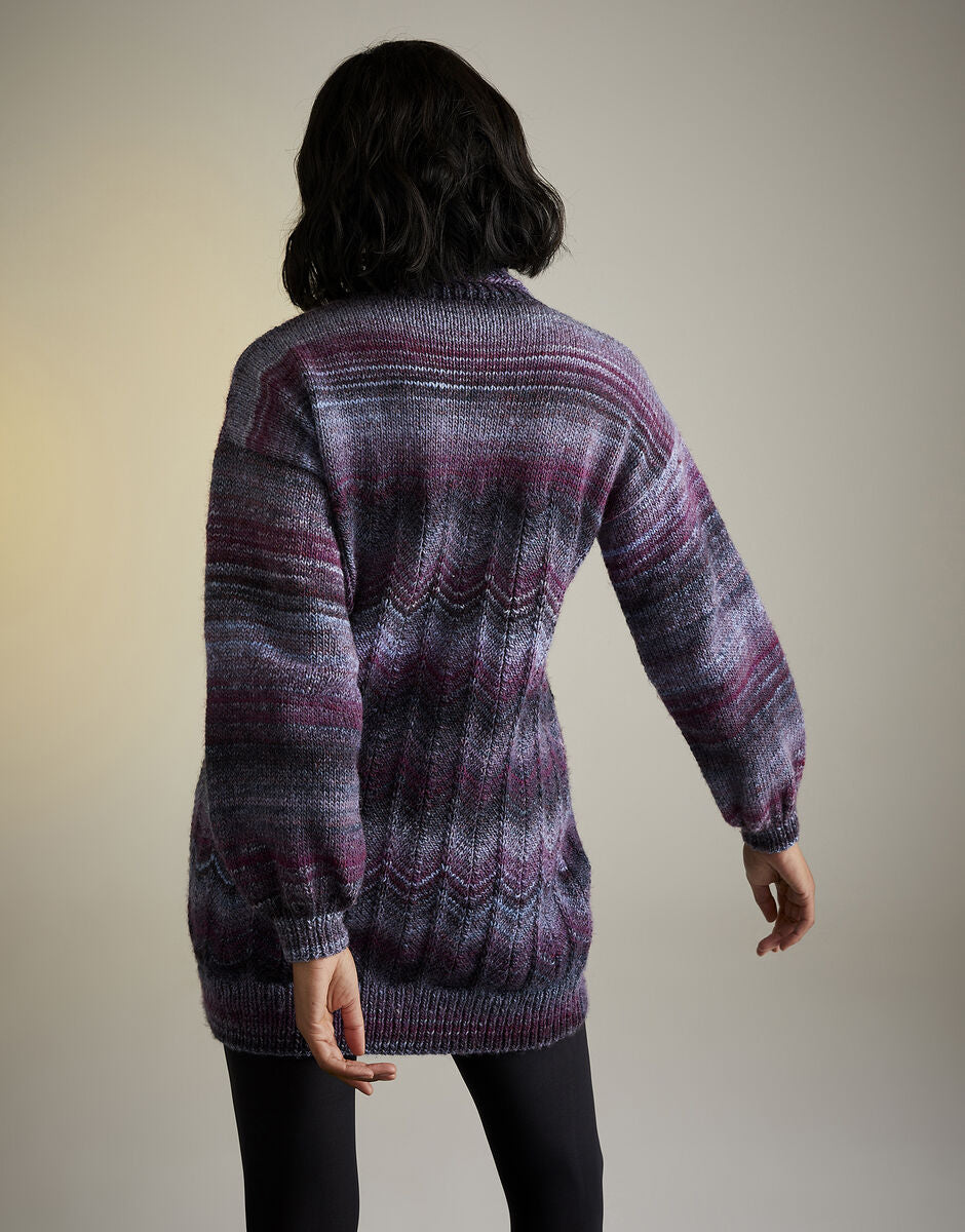 Night Blooming Roll Neck Knitting Pattern - Sirdar