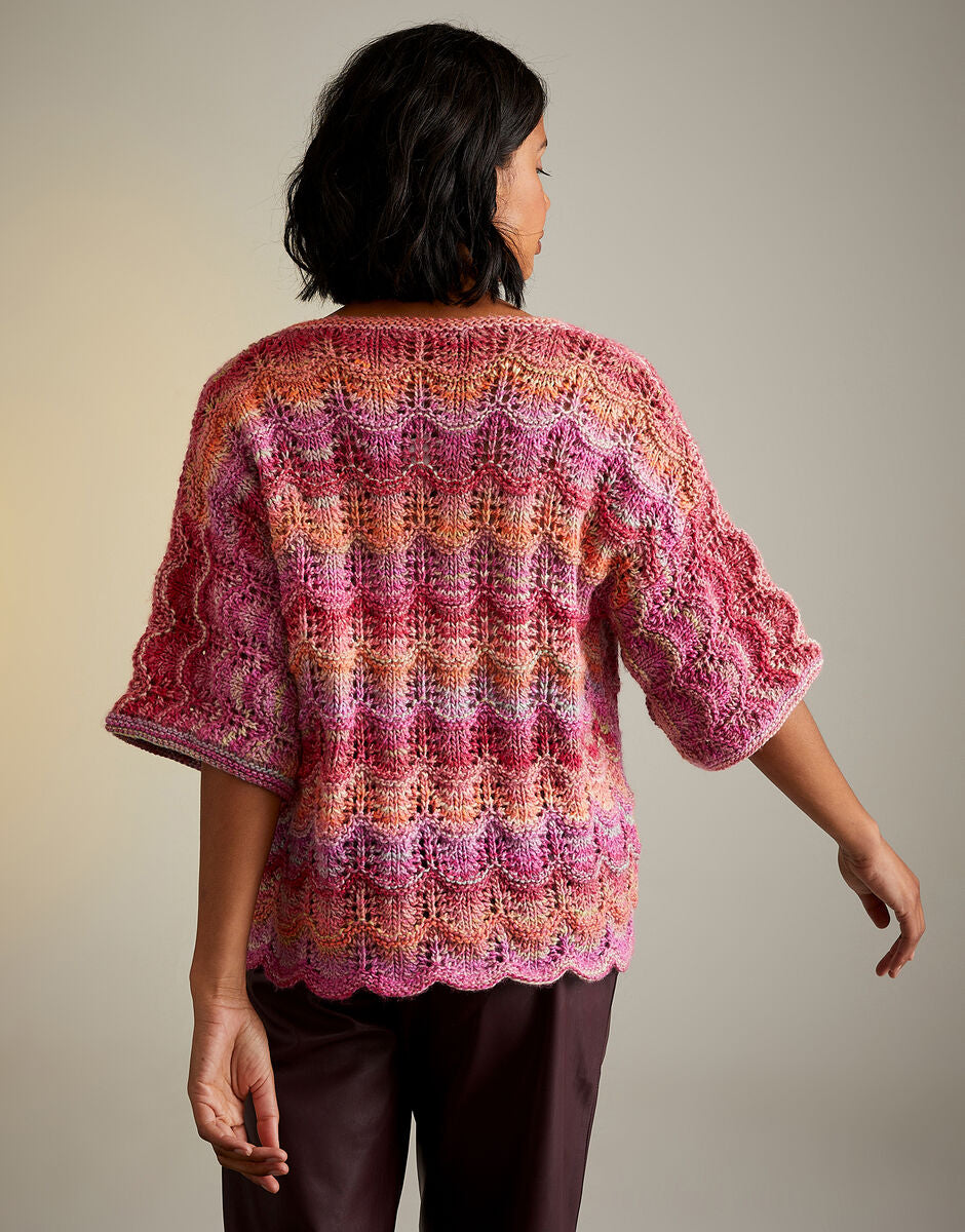 Hot House Flowers Cardigan Knitting Pattern - Sirdar