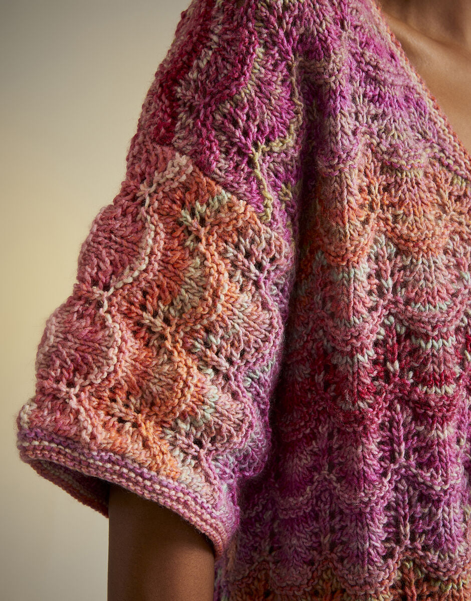 Hot House Flowers Cardigan Knitting Pattern - Sirdar