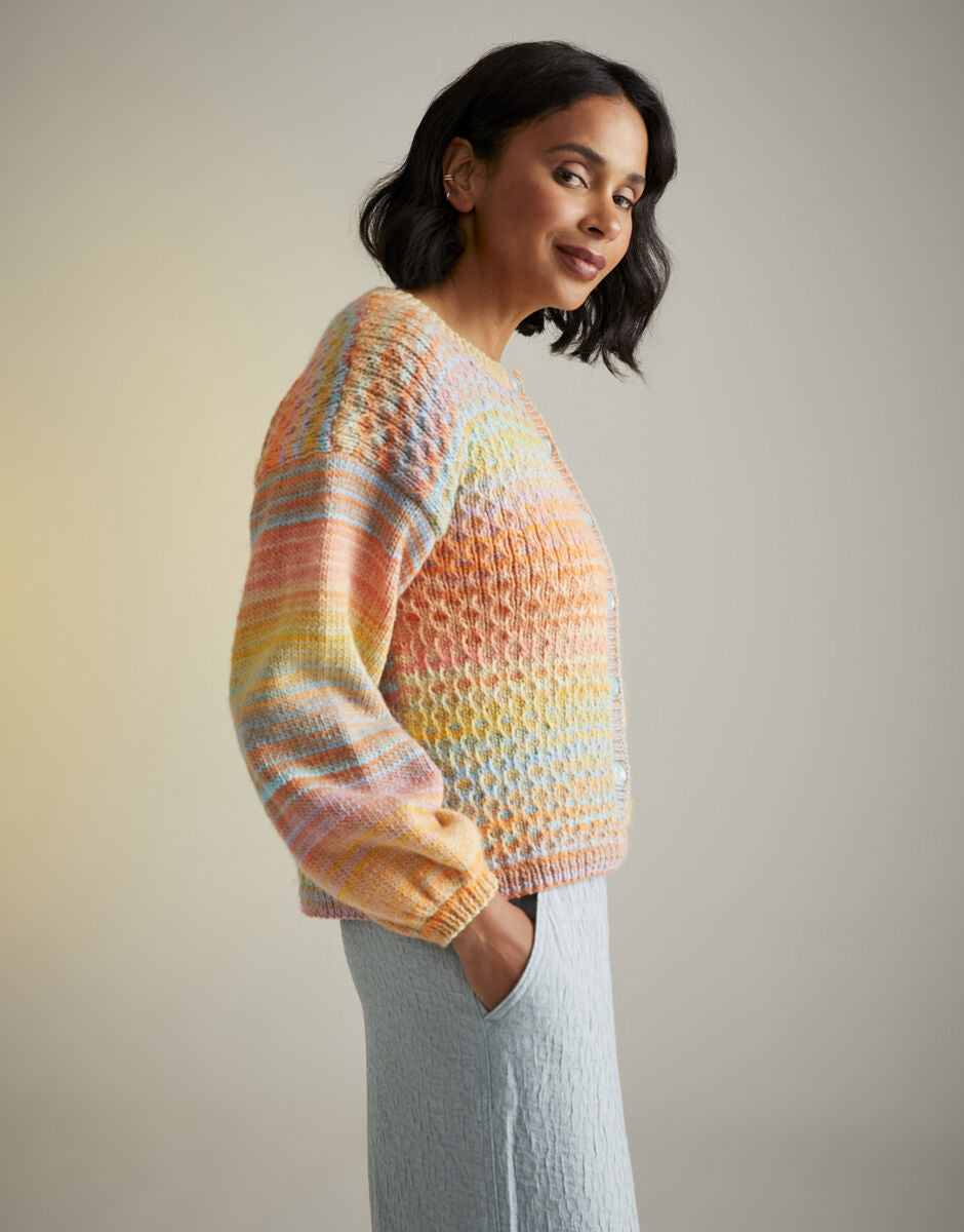 Twilight Trellis Cardigan Knitting Pattern - Sirdar