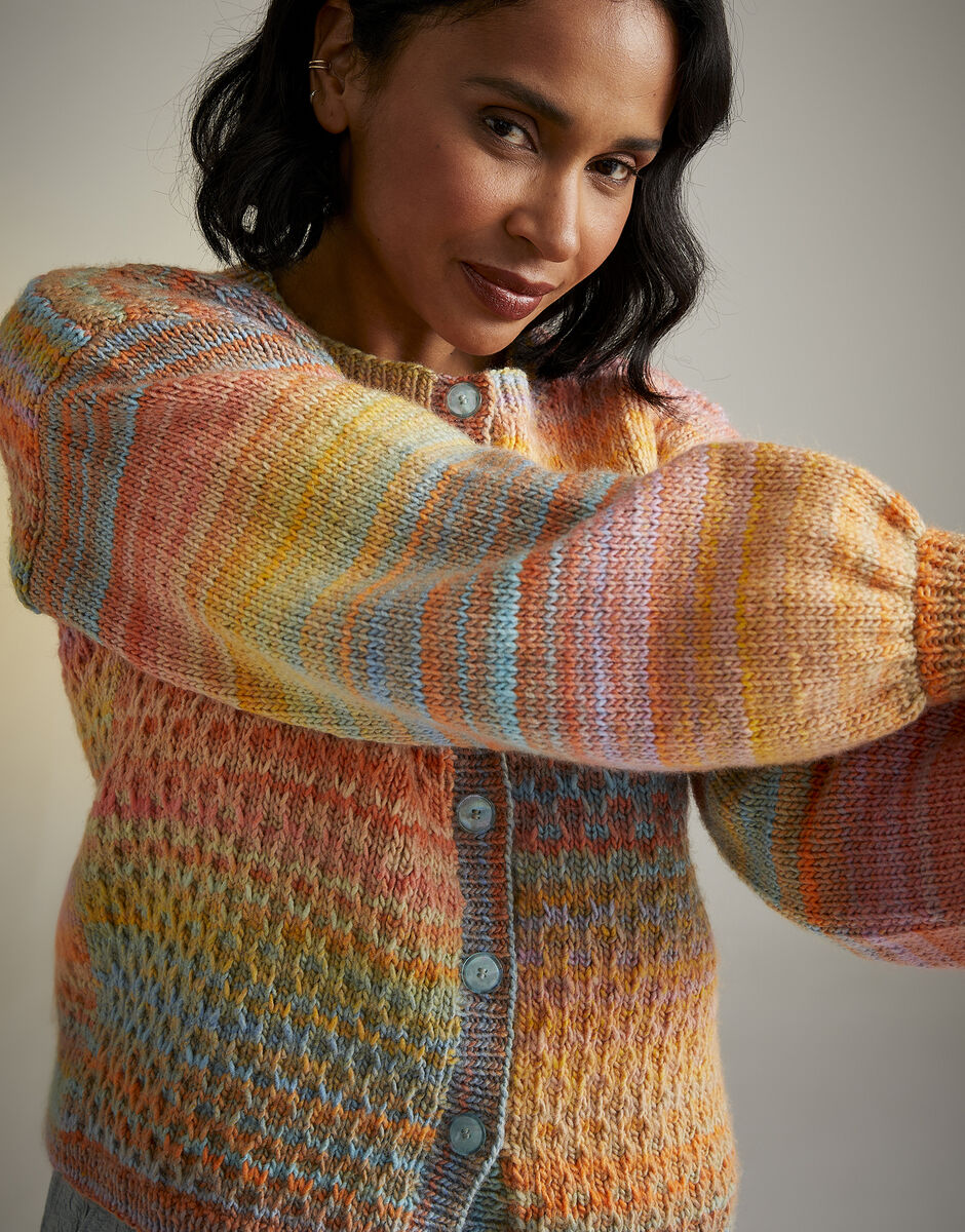 Twilight Trellis Cardigan Knitting Pattern - Sirdar