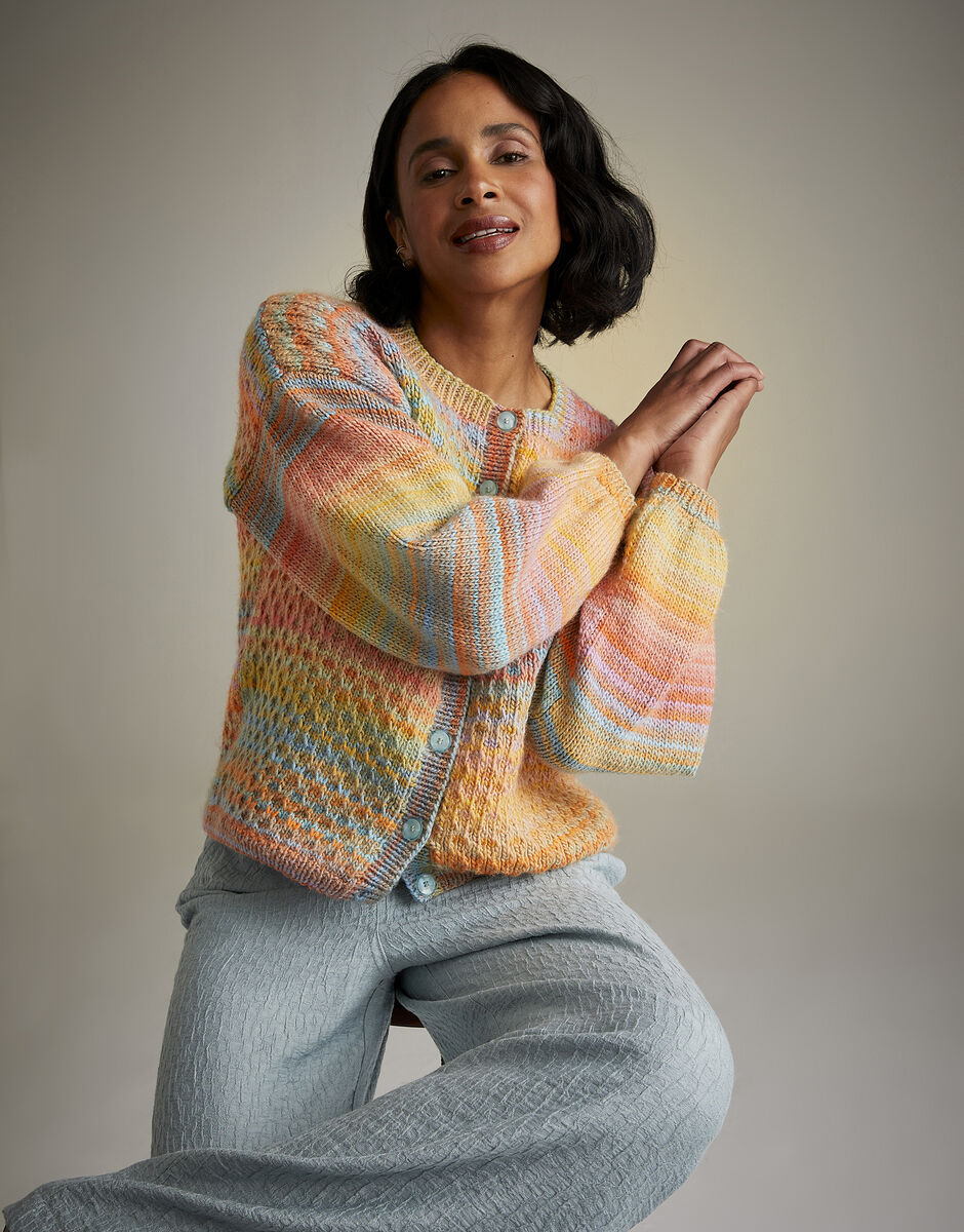 Twilight Trellis Cardigan Knitting Pattern - Sirdar