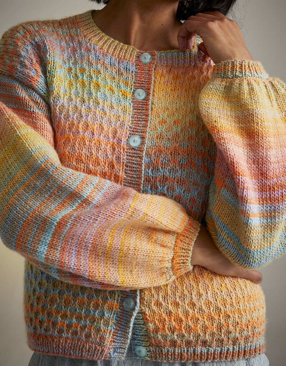 Twilight Trellis Cardigan Knitting Pattern - Sirdar
