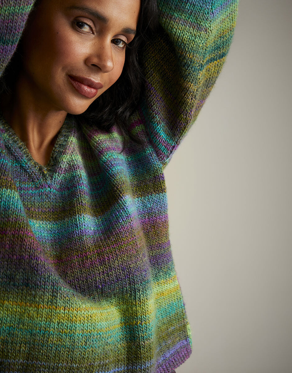 Midnight Garden Sweater Knitting Pattern - Sirdar