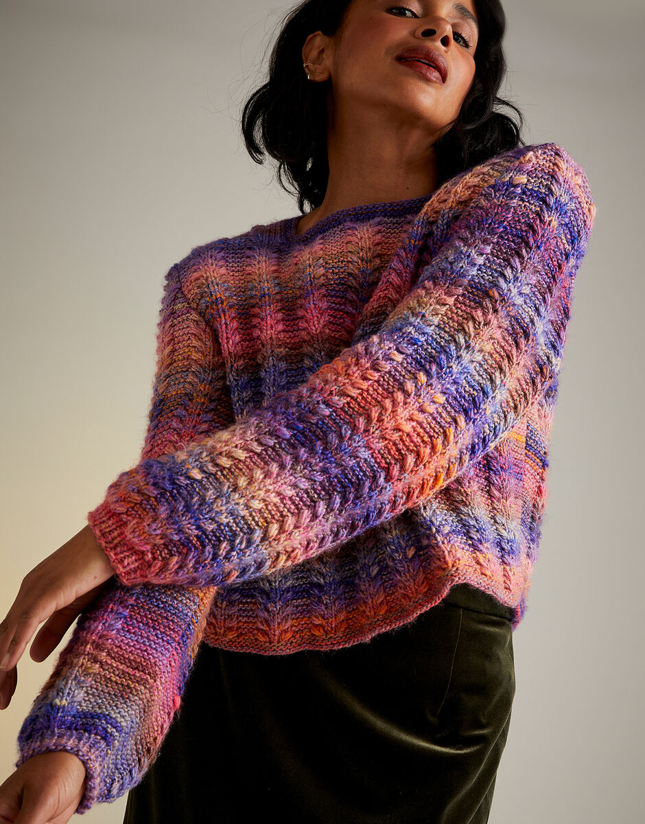 Sunset Orchard Sweater Knitting Pattern - Sirdar