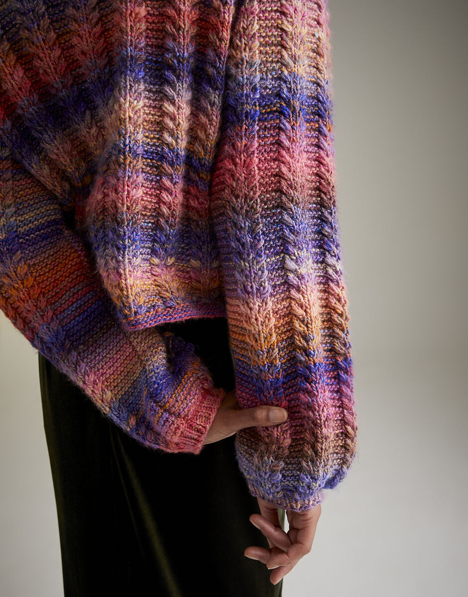 Sunset Orchard Sweater Knitting Pattern - Sirdar