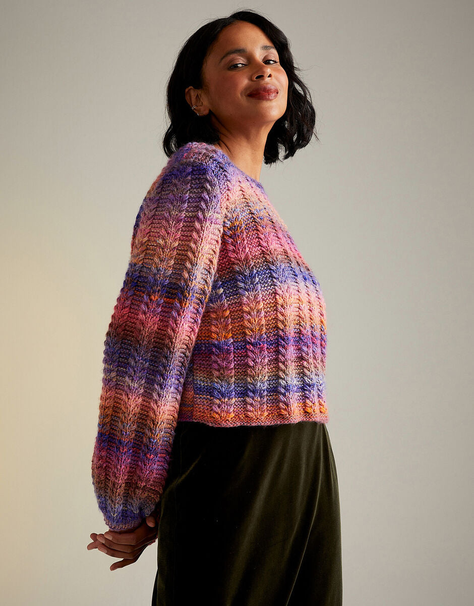 Sunset Orchard Sweater Knitting Pattern - Sirdar