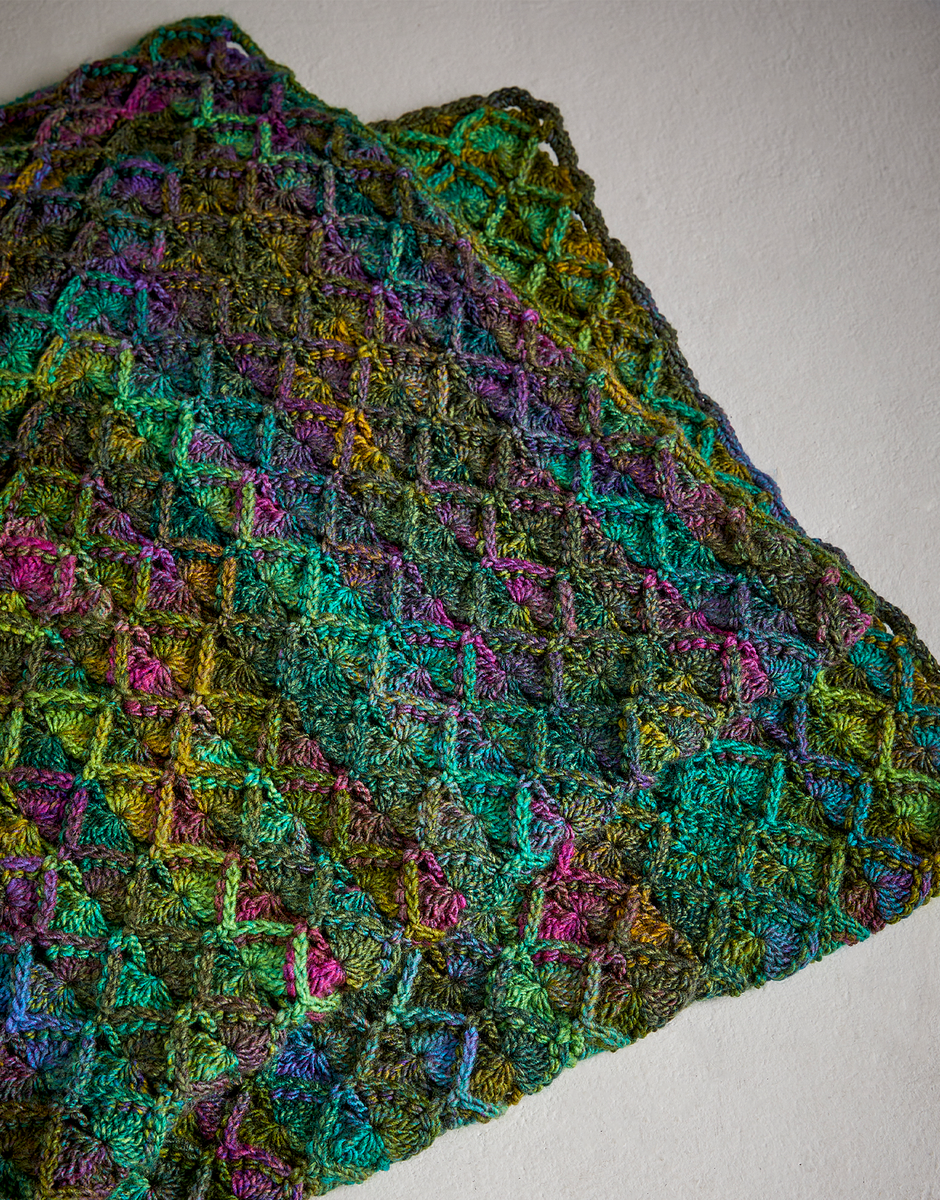 Ornamentals Blanket Crochet Pattern - Sirdar