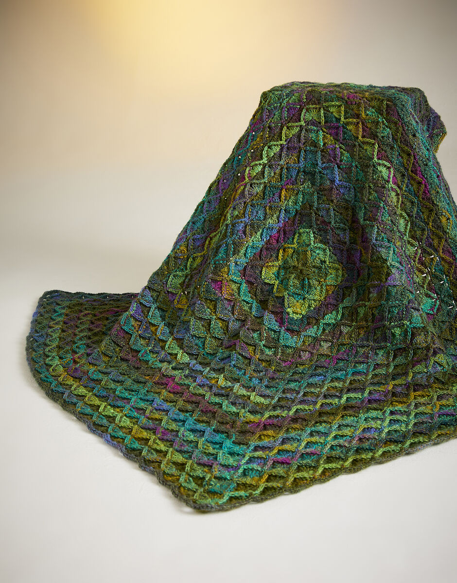 Ornamentals Blanket Crochet Pattern - Sirdar