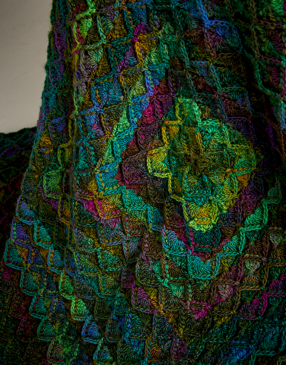Ornamentals Blanket Crochet Pattern - Sirdar