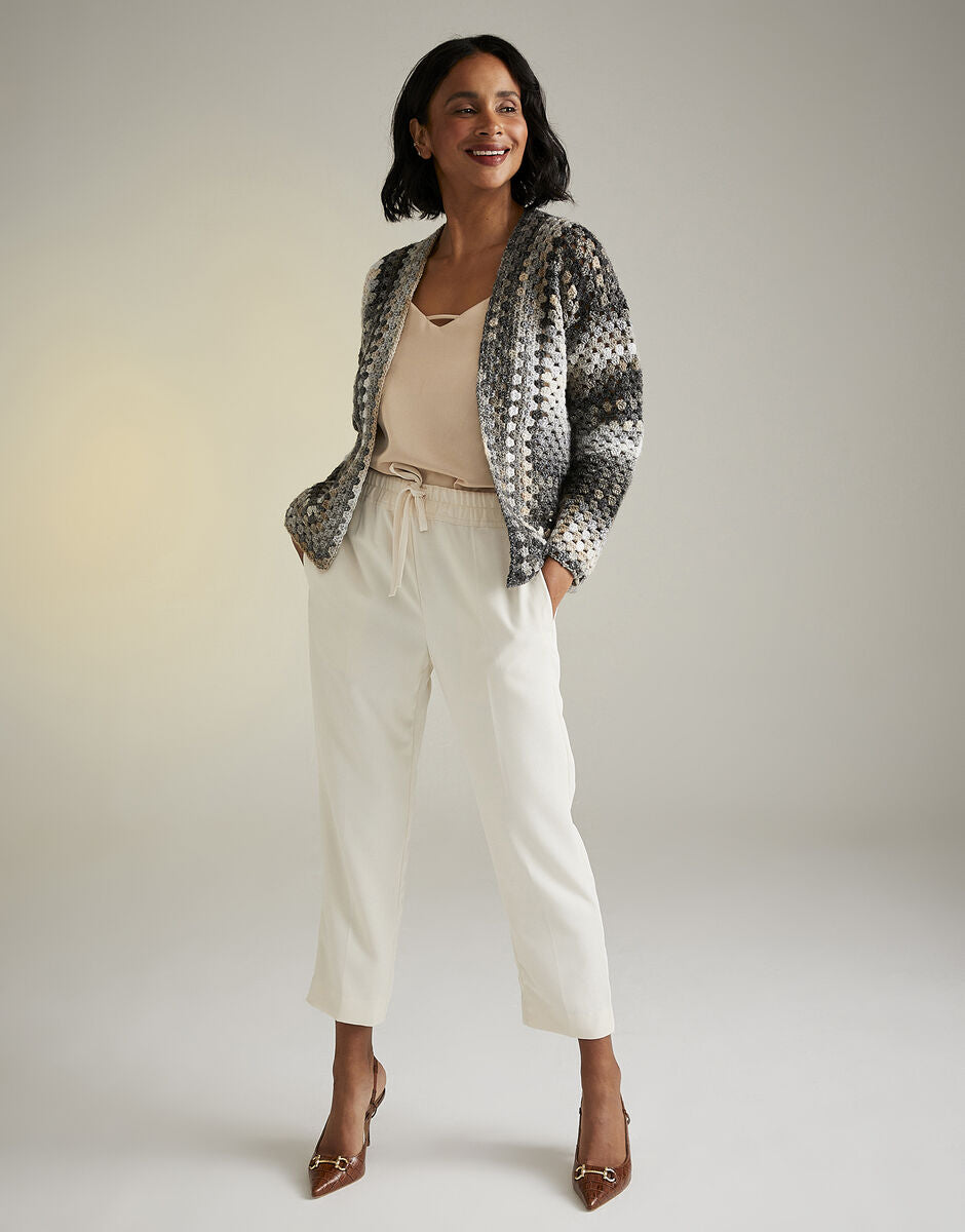 Moon & Stars Cardigan Crochet Pattern - Sirdar