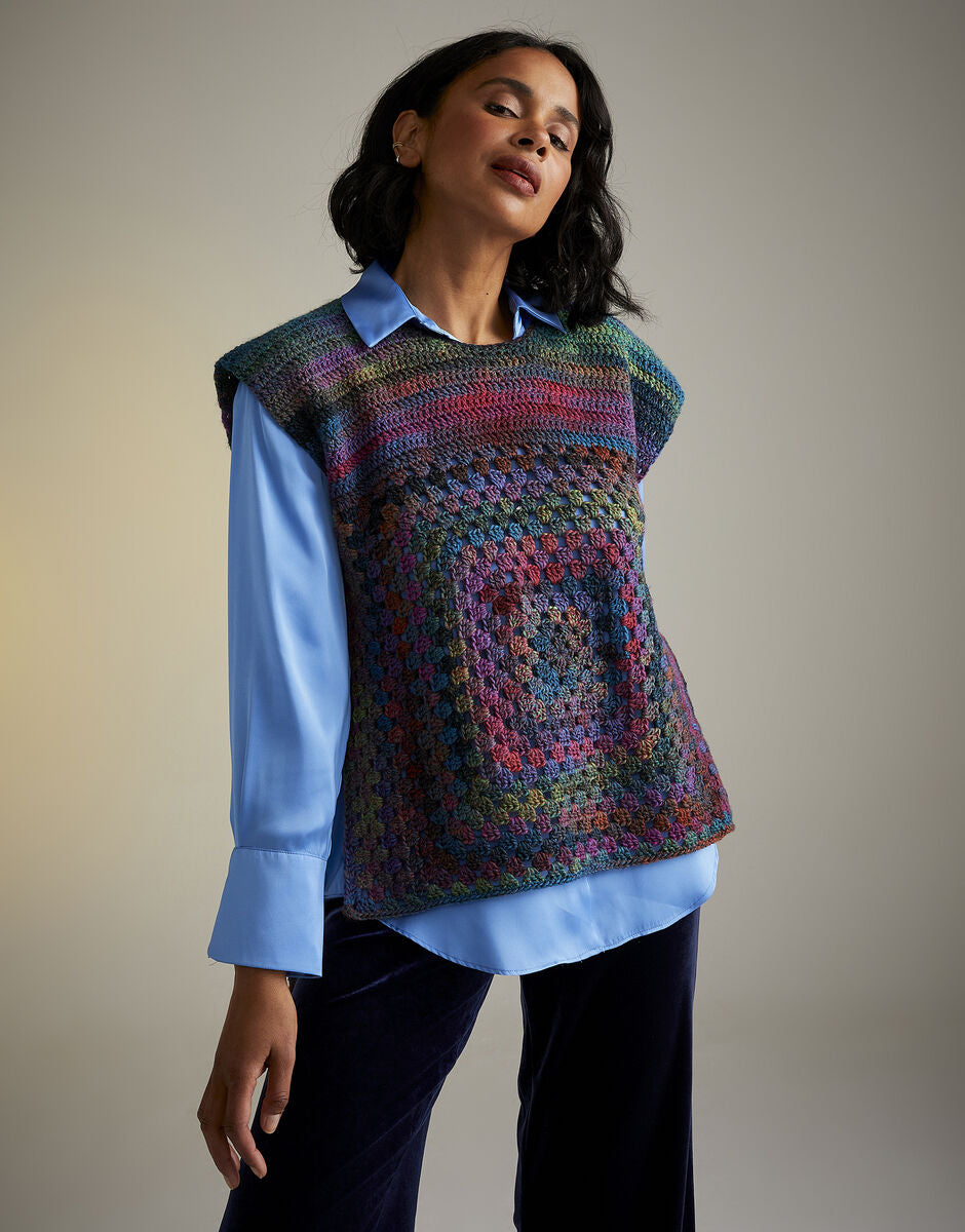 Twilight Terrace Tabard Crochet Pattern - Sirdar