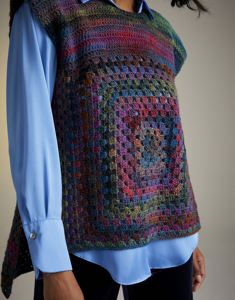 Twilight Terrace Tabard Crochet Pattern - Sirdar
