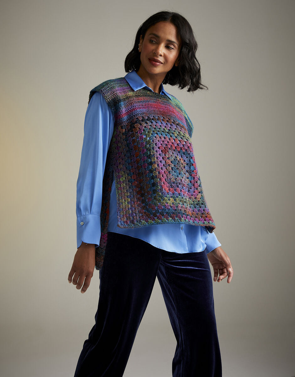 Twilight Terrace Tabard Crochet Pattern - Sirdar