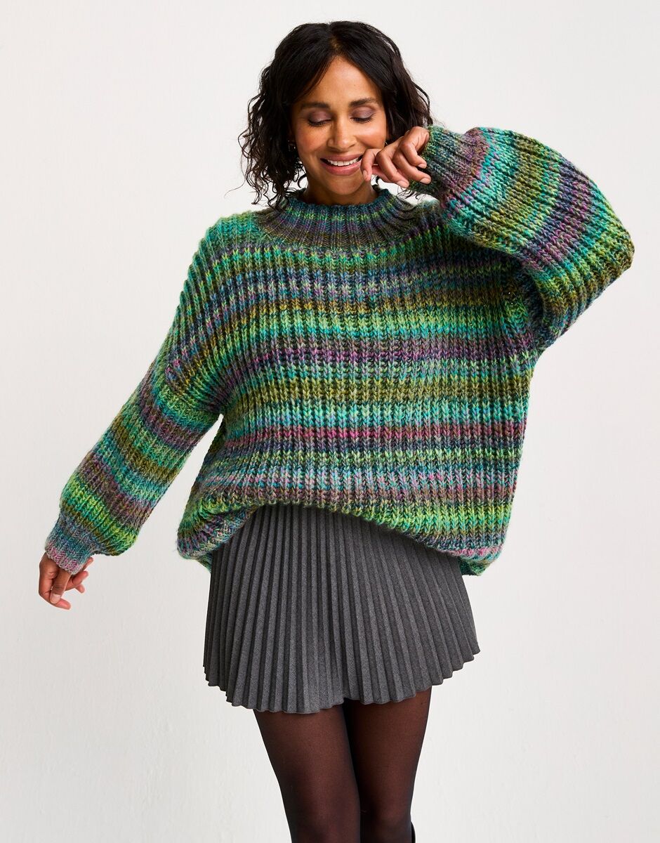 Semi-Precious Sweater Knitting Pattern - Sirdar