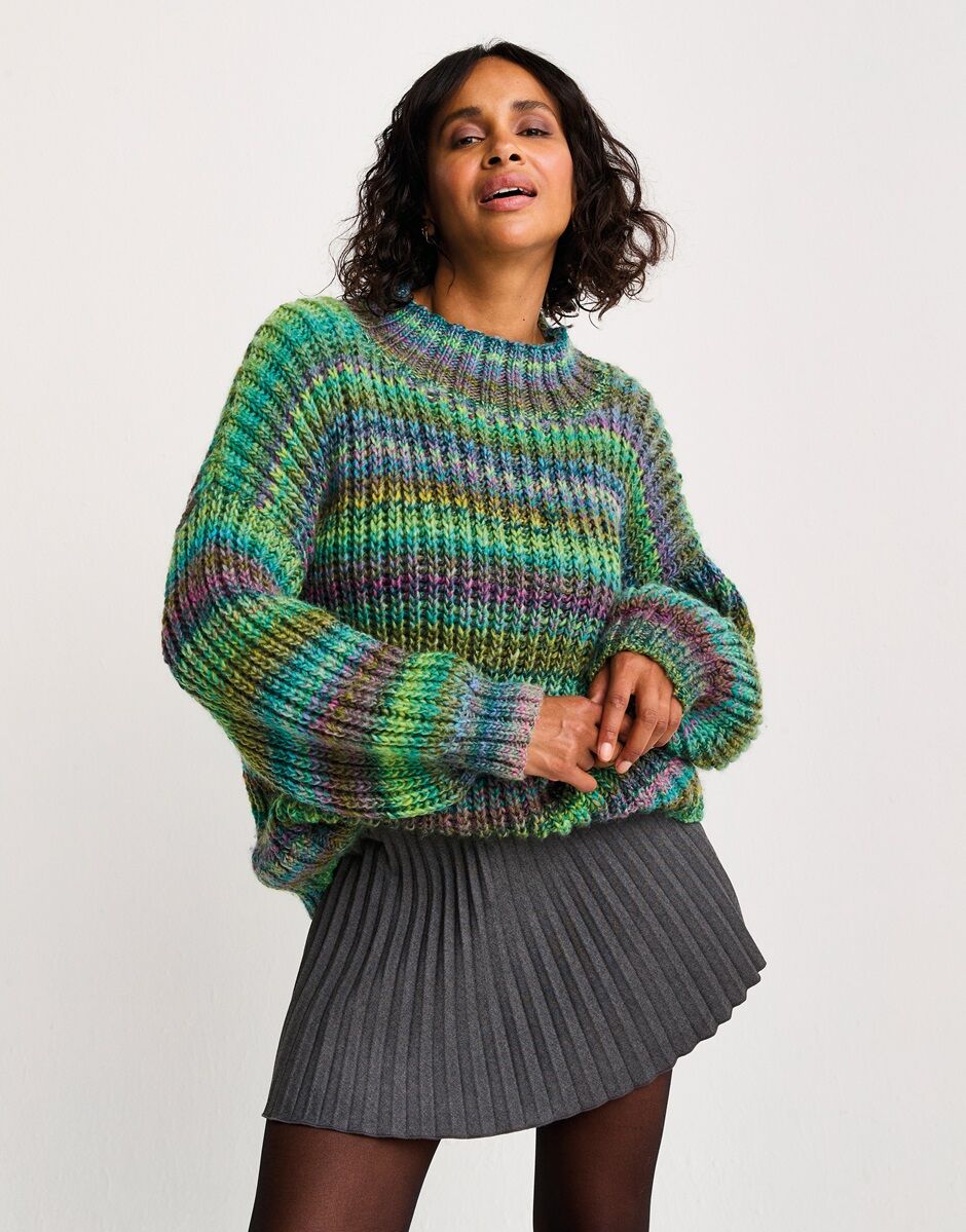 Semi-Precious Sweater Knitting Pattern - Sirdar