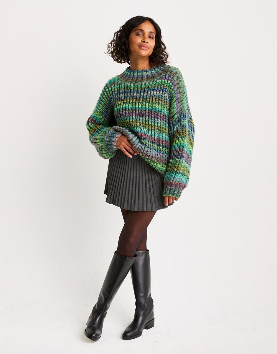 Semi-Precious Sweater Knitting Pattern - Sirdar