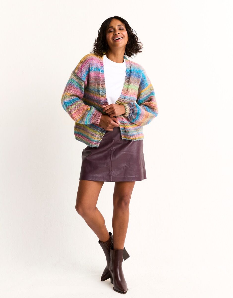 Healing Crystal Cardigan Knitting Pattern - Sirdar
