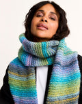 Strata Tie Scarf Knitting Pattern - Sirdar