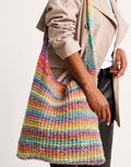 Rippled Mineral Bag Knitting Pattern - Sirdar