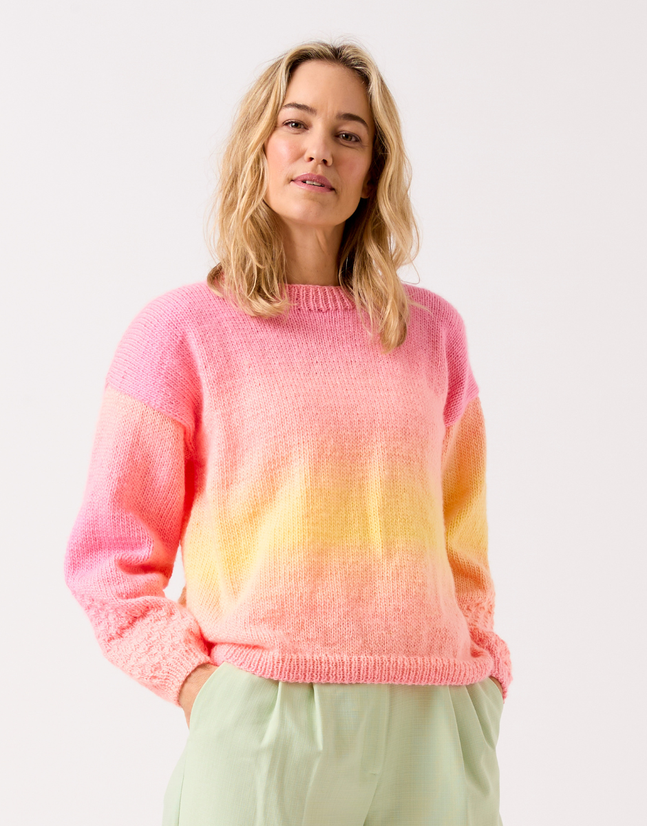 Sleeve Appeal Sweater Knitting Pattern - Sirdar