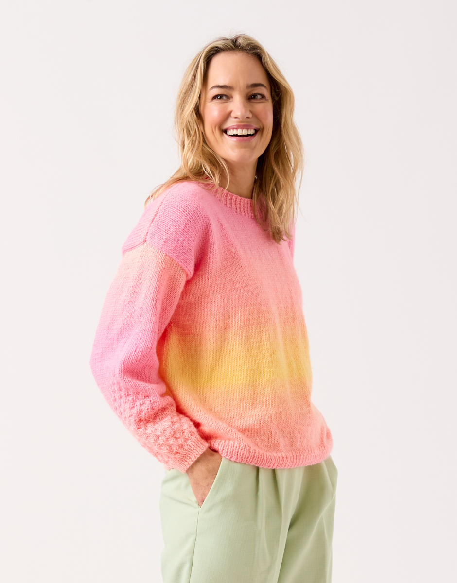 Sleeve Appeal Sweater Knitting Pattern - Sirdar