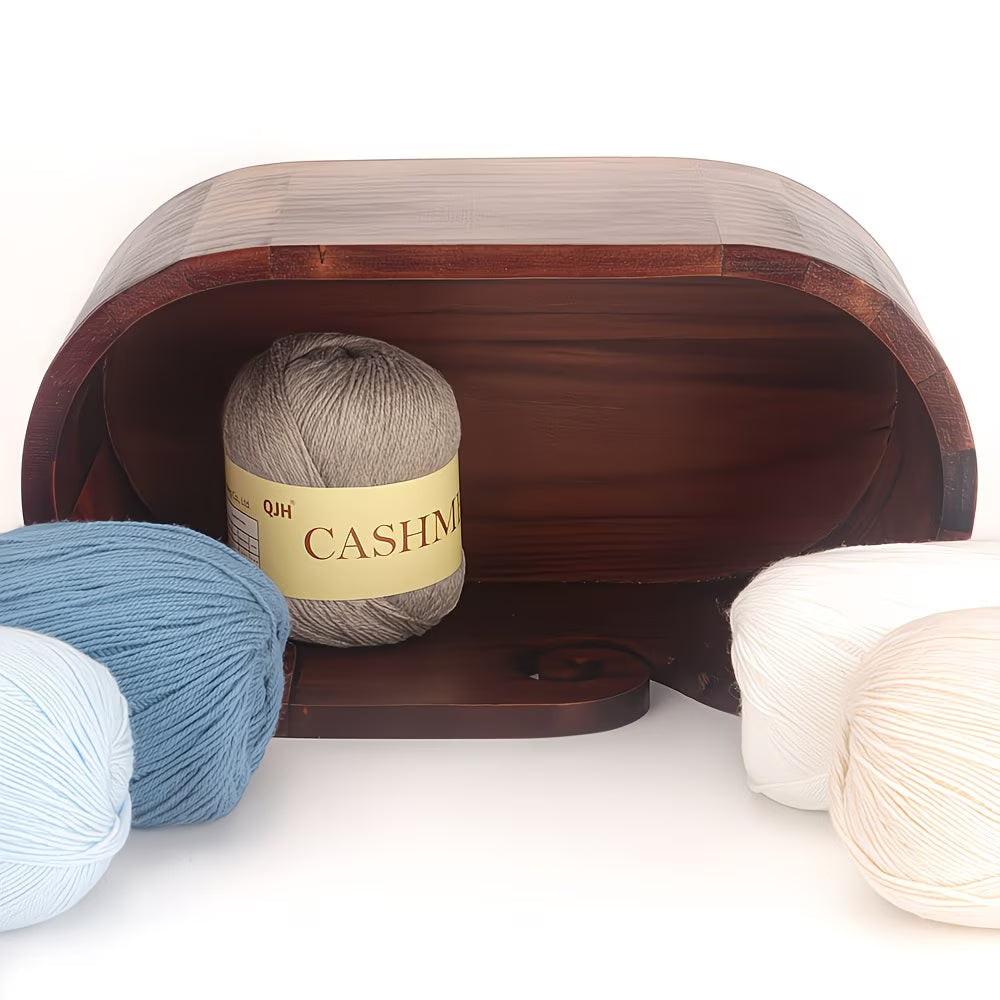 The Cozy Crafter’s Wooden Yarn Storage (Large - 9 Yarn Holes)