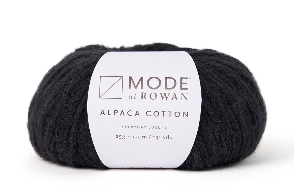 Rowan Mode Alpaca DK Cotton Yarn - Noir