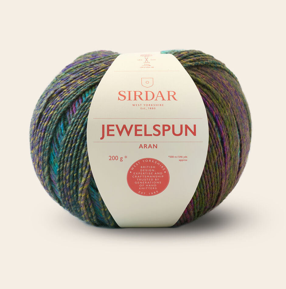 Sirdar Jewelspun (Aran) Yarn - Evening Jade