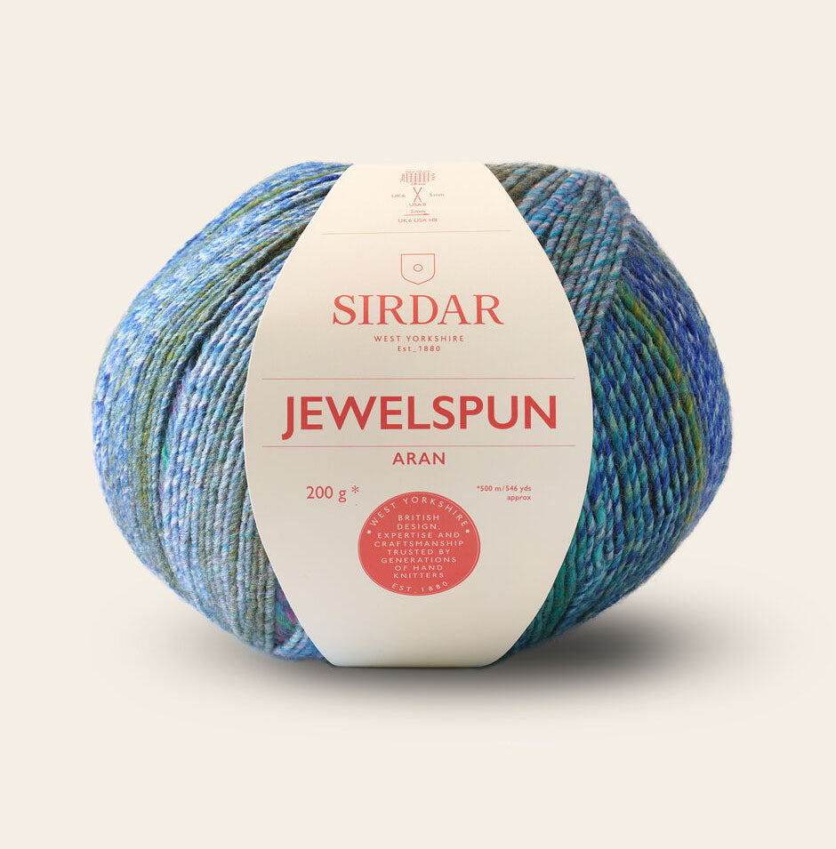 Sirdar Jewelspun (Aran) Yarn - Midnight Sapphire