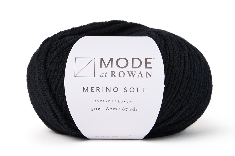 Rowan Mode Merino Soft Worsted/Aran Cotton Yarn - Ink