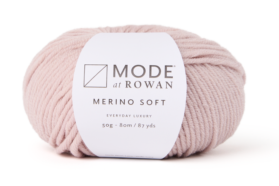Rowan Mode Merino Soft Worsted/Aran Cotton Yarn - Blush