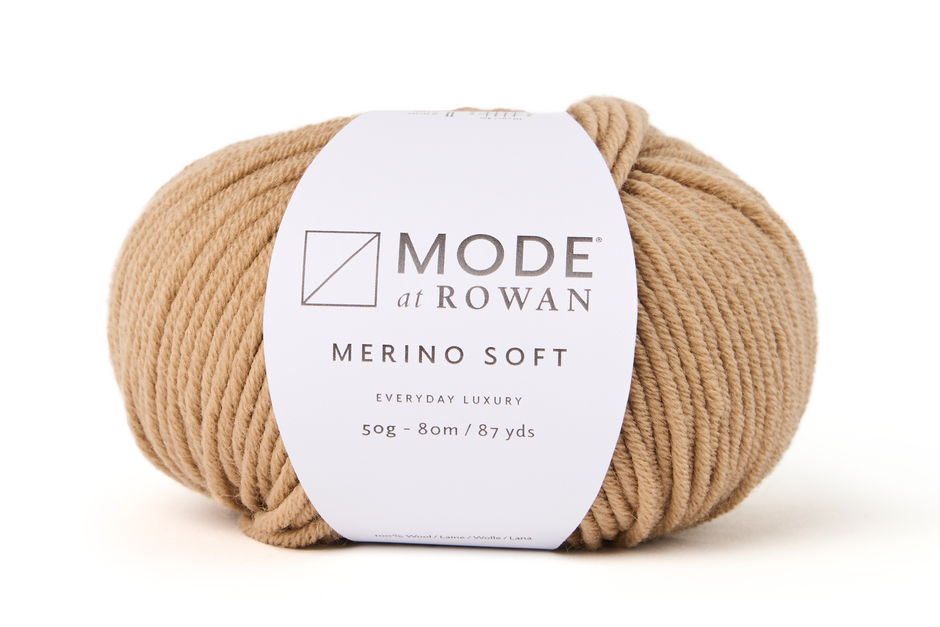 Rowan Mode Merino Soft Worsted/Aran Cotton Yarn - Camel