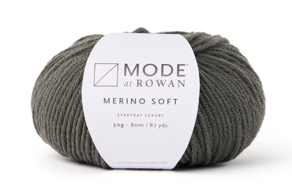 Rowan Mode Merino Soft Worsted/Aran Cotton Yarn - Charcoal