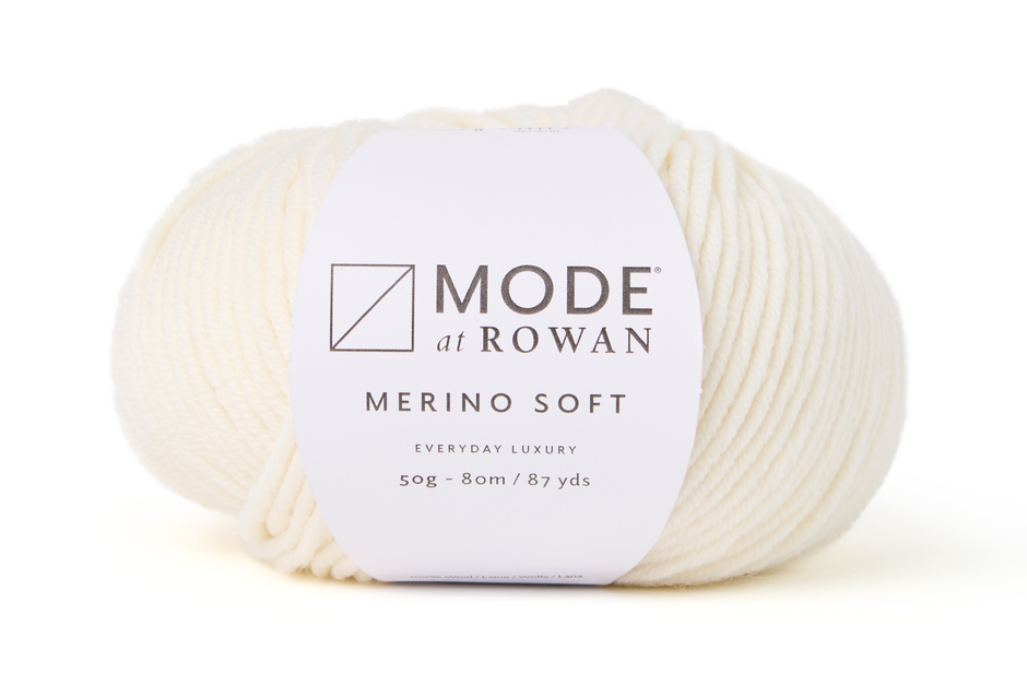 Rowan Mode Merino Soft Worsted/Aran Cotton Yarn - Snow