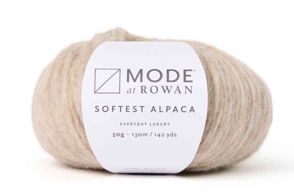 Rowan Mode Softest Alpaca (Aran/Light Bulky) Yarn - Linen
