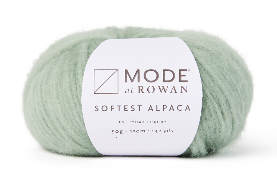 Rowan Mode Softest Alpaca (Aran/Light Bulky) Yarn - Eucalyptus