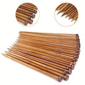 Bamboo Single-Point Knitting Needle Set (18 Sets) 2.0–10.0 mm 25 cm Beginner Kit