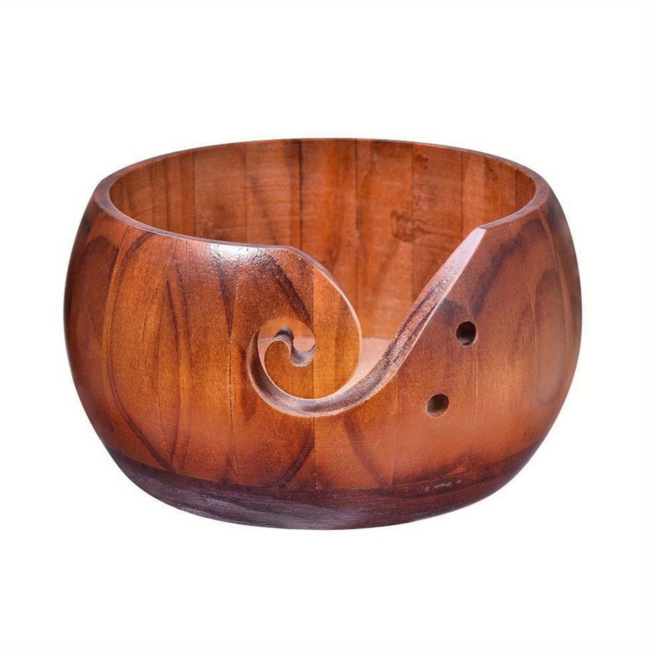 The Cozy Crafter’s Wooden Yarn Bowl