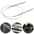 Stainless Steel Fixed Circular Knitting Needle 11pc Set (1.5mm - 5.0mm)