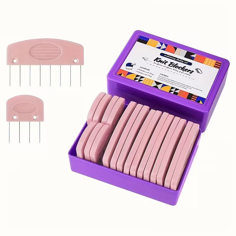 Knit Blockers Set - Stainless Steel Pins (20pc)